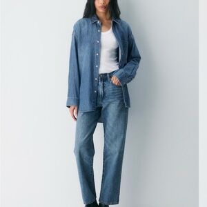 Aritzia Denim Forum 80s Comfy Denim Shirt